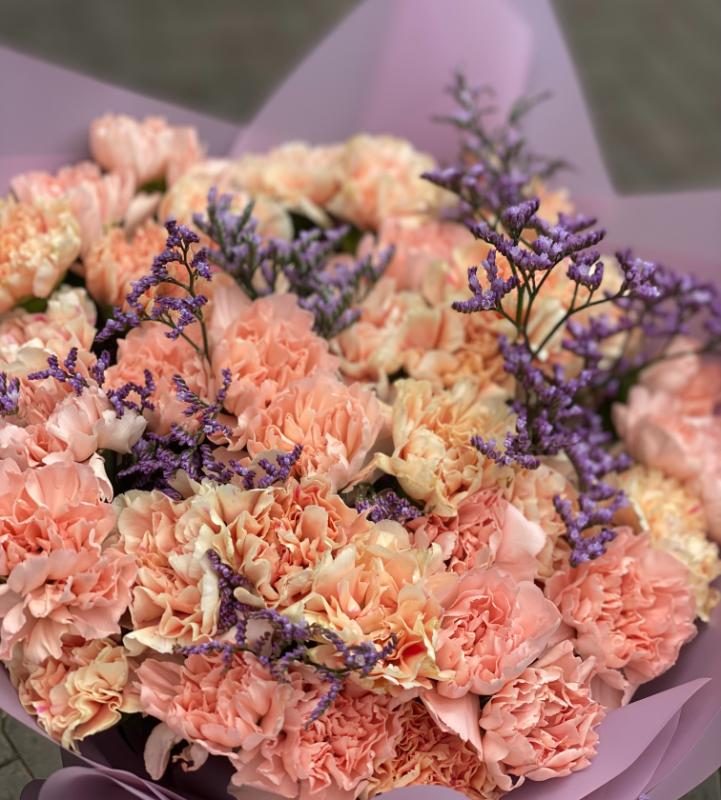 Soft Pastel Carnation Bouquet